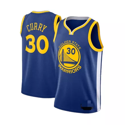 Golden State Warriors Curry #30 Swingman Jersey Blue - Association Edition - uafactory