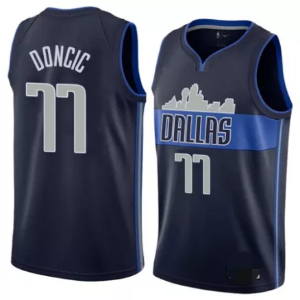 Dallas Mavericks Doncic #77 Swingman Jersey Blue - uafactory