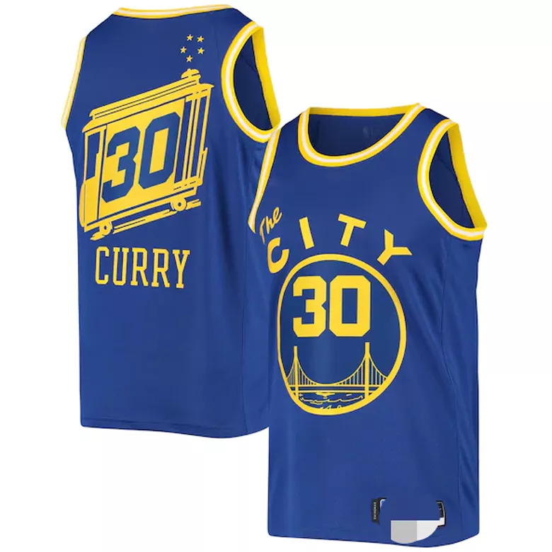 Golden State Warriors Curry #30 2020/21 Swingman Jersey Royal - Classic Edition - uafactory