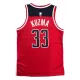Washington Wizards Kyle Kuzma #33 2021/22 Swingman Jersey Red - Association Edition - uafactory
