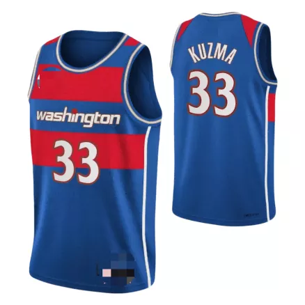Washington Wizards Kyle Kuzma #33 2021/22 Swingman Jersey Royal - City Edition - uafactory