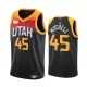 Utah Jazz Donovan Mitchell #45 Swingman Jersey Black - City Edition - uafactory
