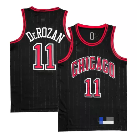 Chicago Bulls DeMar DeRozan #11 Swingman Jersey Black - Statement Edition - uafactory