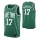 Boston Celtics Dennis Schröder #17 2020/21 Swingman Jersey Green - Association Edition - uafactory