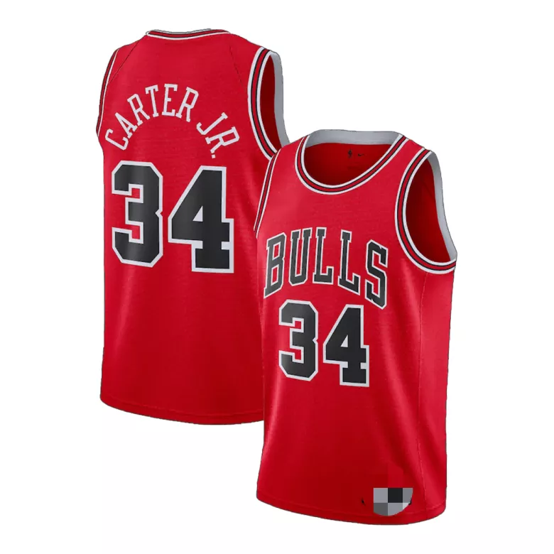Chicago Bulls Carter Jr. #34 Swingman Jersey Red - uafactory
