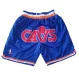 Cleveland Cavaliers NBA Shorts Blue For Man - uafactory