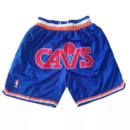 Cleveland Cavaliers NBA Shorts Blue For Man - uafactory
