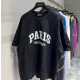 Balenciaga Cities Paris T-shirt Black - uafactory
