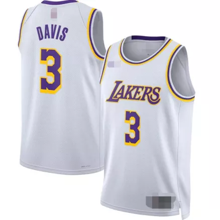 Los Angeles Lakers Anthony Davis #3 22/23 Swingman Jersey White - Association Edition - uafactory