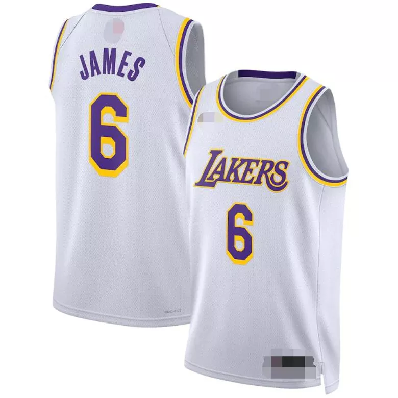 Los Angeles Lakers LeBron James #6 22/23 Swingman Jersey White - Association Edition - uafactory
