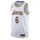 Los Angeles Lakers LeBron James #6 2022/23 Swingman Jersey White - Association Edition - uafactory