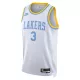 Los Angeles Lakers Anthony Davis #3 22/23 Swingman Jersey White - Classic Edition - uafactory