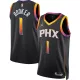 Phoenix Suns Devin Booker #1 22/23 Swingman Jersey Black - Statement Edition - uafactory