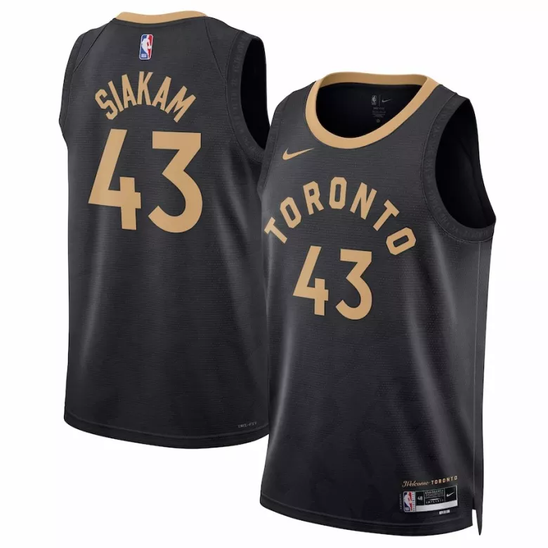 Toronto Raptors Pascal Siakam #43 2022/23 Swingman Jersey Black - City Edition - uafactory