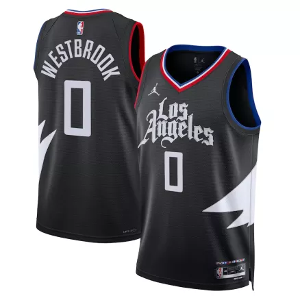 Los Angeles Clippers Russell Westbrook #0 2022/23 Swingman Jersey Black - Statement Edition - uafactory