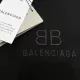 Balenciaga 23ss Glow-in-the-Dark Graffiti Double B Logo Short Sleeve - uafactory