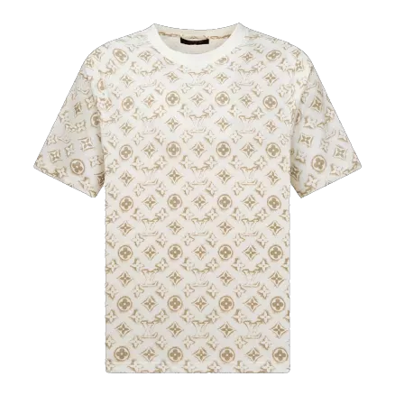 Louis Vuitton Monogram Print T-shirt - uafactory