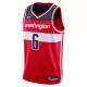 Washington Wizards Kristaps Porzingis #6 2022/23 Swingman Jersey Red - Association Edition - uafactory